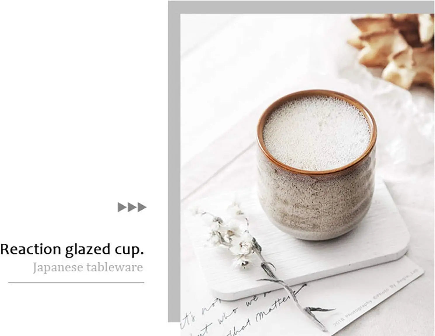 Japanese Ceramic Tea Set of 4, Multi-Color Cups for Yerba Mate, Microwave Safe