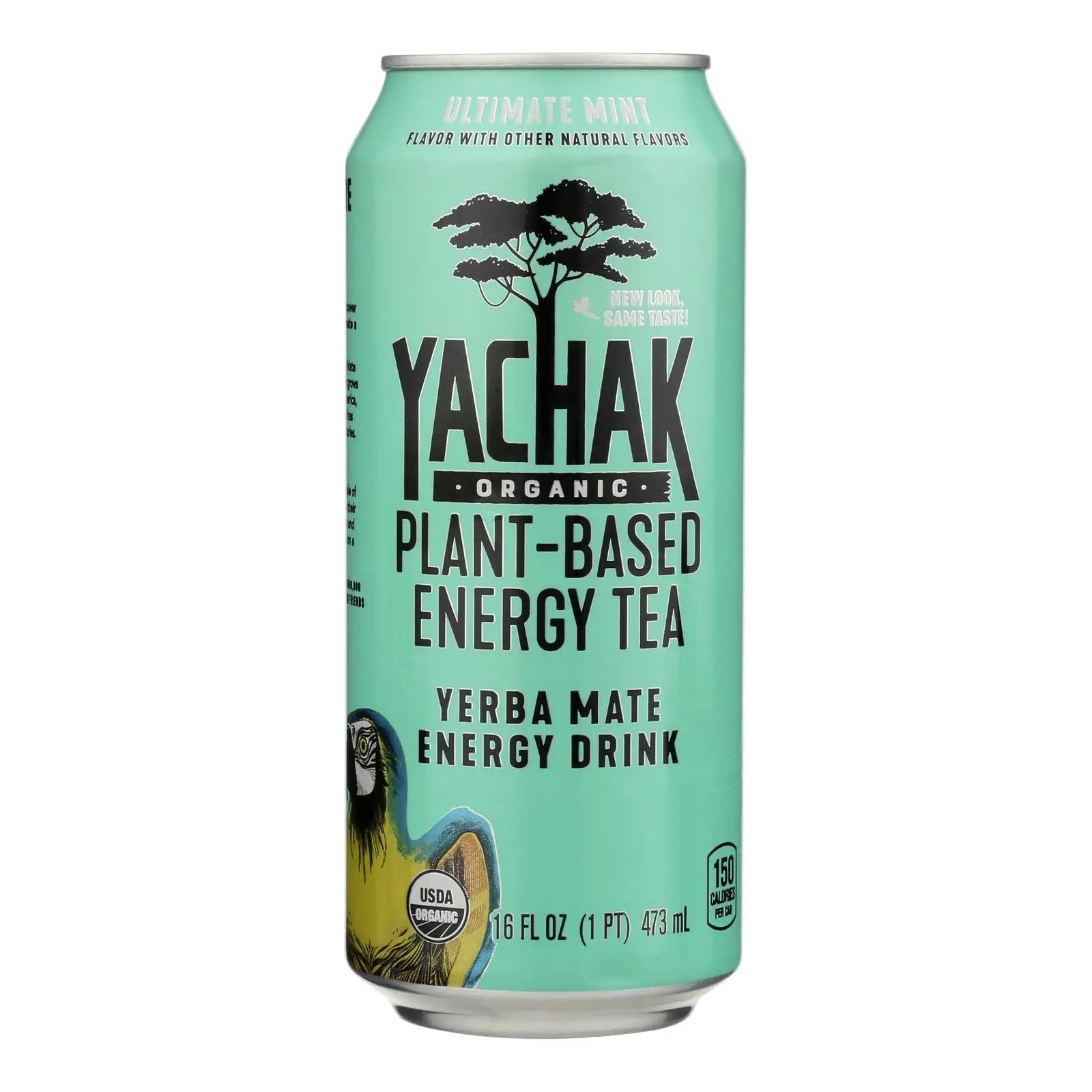 YACHAK Organic Yerba Mate Mint 16 Fl Oz Pack of 12 Cans