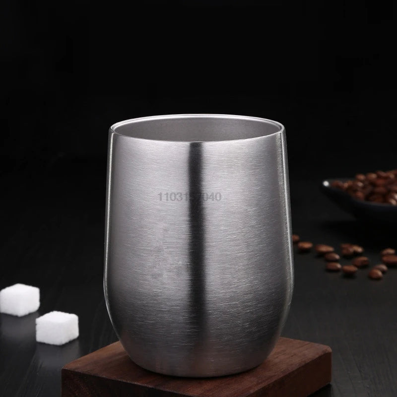 Yerba Mate Cup 304 Stainless Steel Double Wall Argentine Yerba Mate Gourd with Lid/Straw Portable Tea Mug Coffee Thermos 377ml