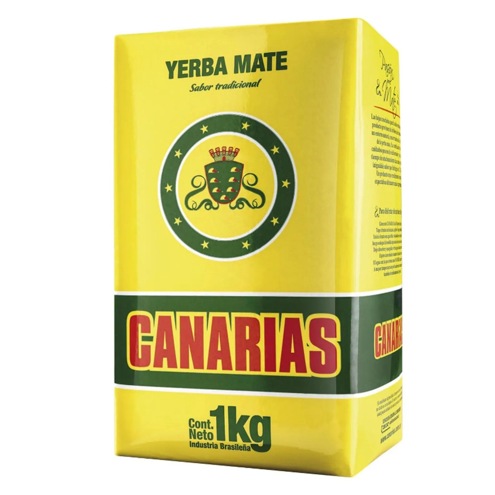 3 Pack Yerba Mate Canarias 3Kg / 6.6Lb | Traditional Mate | Ships from USA